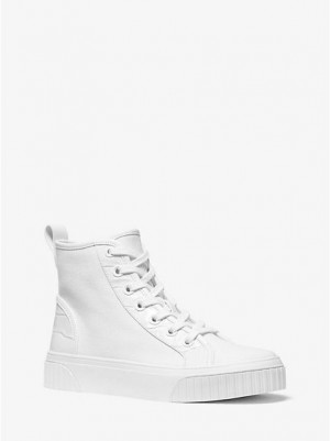 Michael Kors Gertie Canvas High Top Sneakers Damen Weiß | 784653-IRC